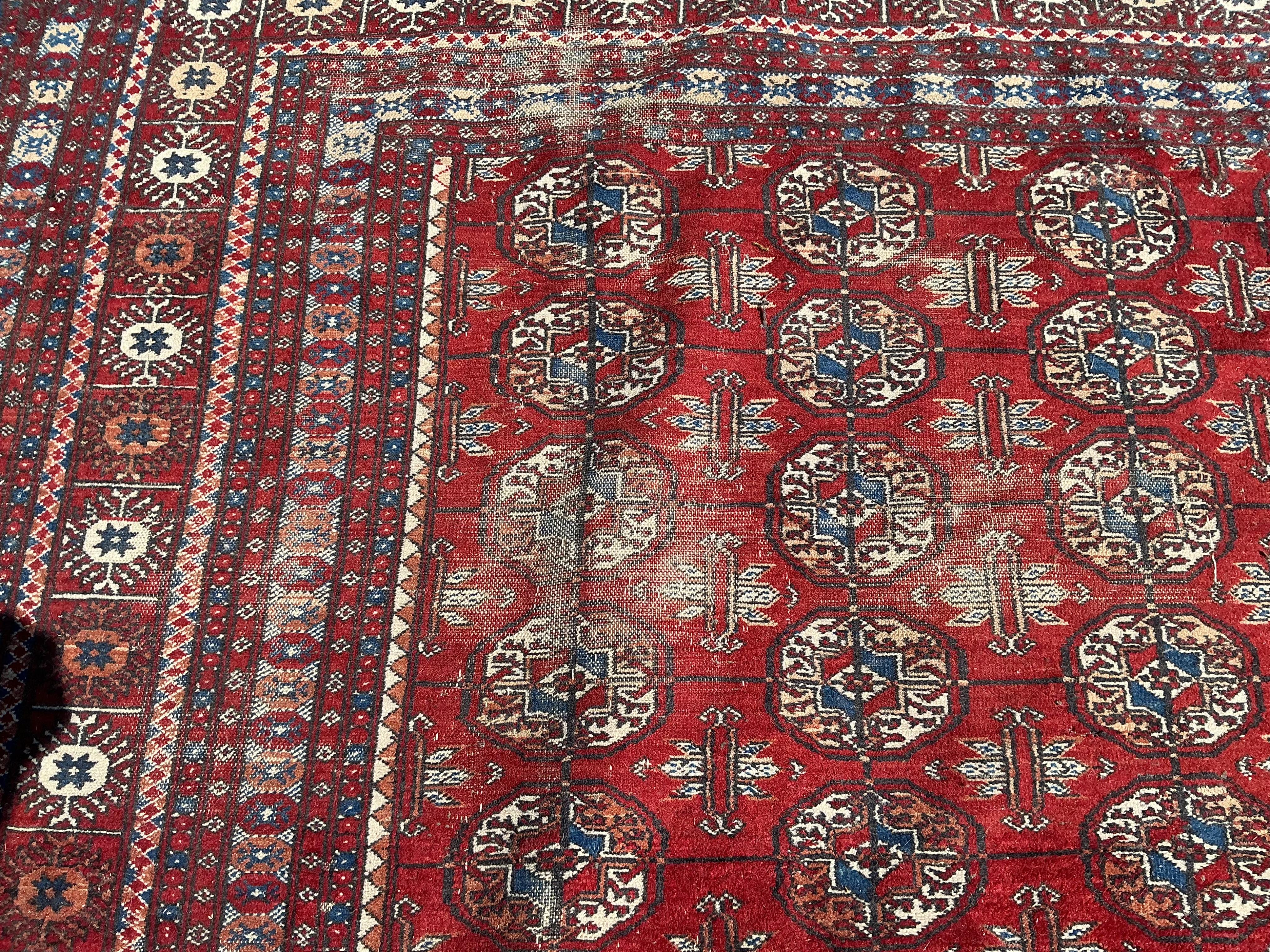 A Bokhara carpet, 345 x 215cm